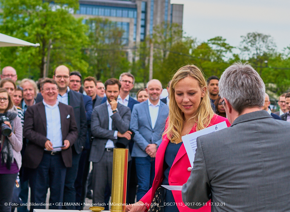 11. Mai 2017 - Grundsteinlegung für die LOGE und dem Kulturquadrat in Neuperlach